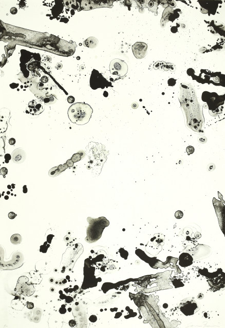Sam Francis : Two Stones Black, 1971. 