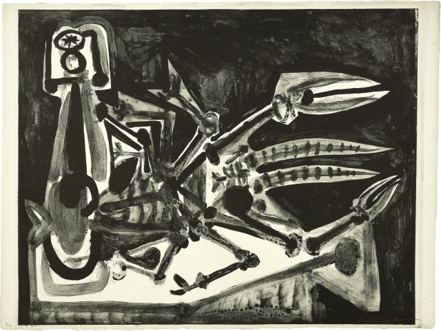 Pablo Picasso : Le Homard, 9. Januar 1949. 