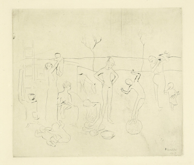 Pablo Picasso  : Les Saltimbanques , 1905. 