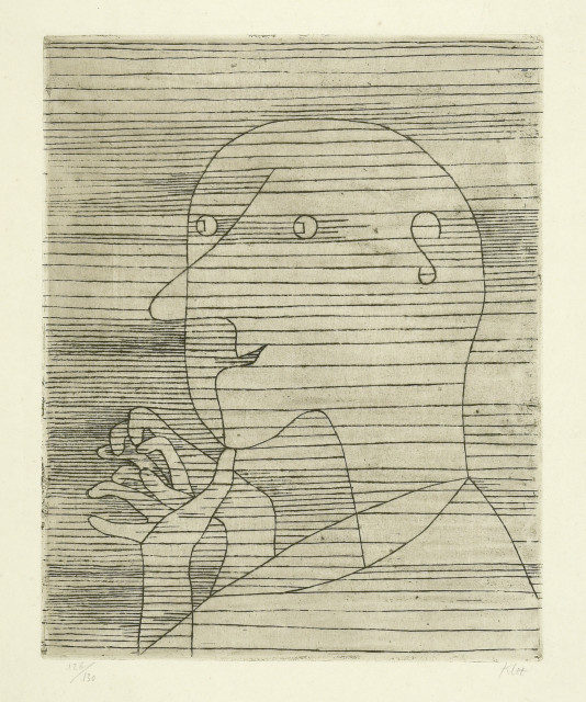 Paul Klee : Rechnender Greis, 1929. 