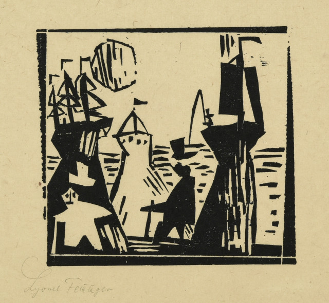 Lyonel Feininger : Abend am Meer, 1921. 