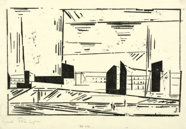 Lyonel Feininger : Vorstadt. I, 1924. 