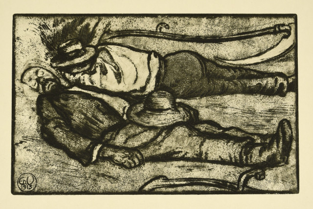 Edouard Vallet : Le Repos des faucheurs, 1913. 