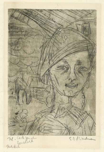Ernst Ludwig Kirchner : Hirtenbube, 1920. 
