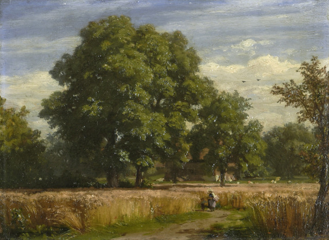Robert Zünd  : Schellenmatt , 1850-1863. 