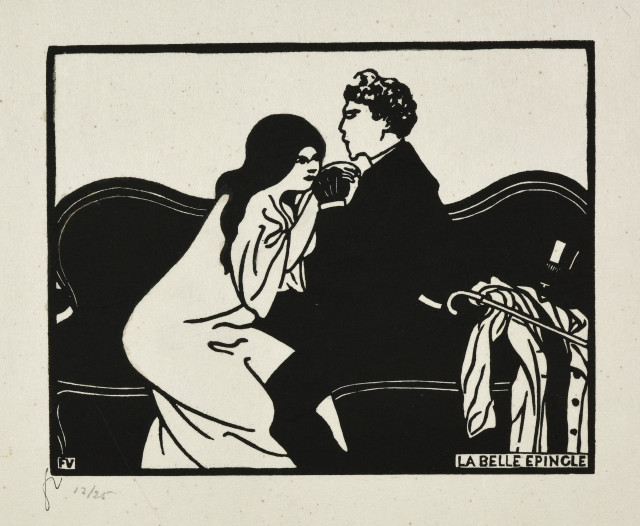Félix Vallotton : La belle épingle, 1897. 