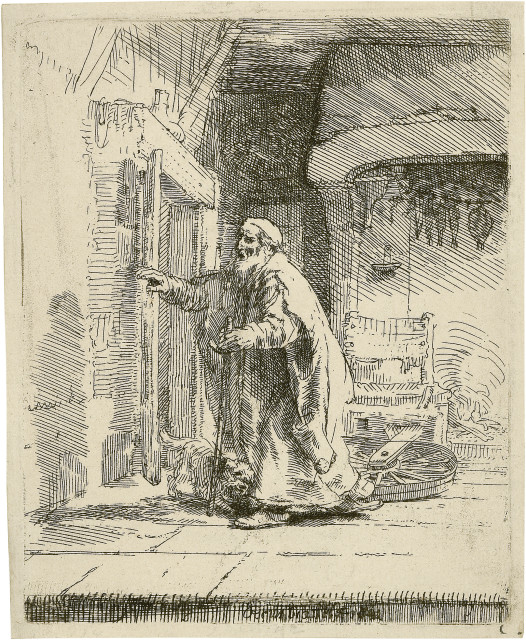 Rembrandt Harmensz. van Rijn : Der blinde Tobias, 1651 