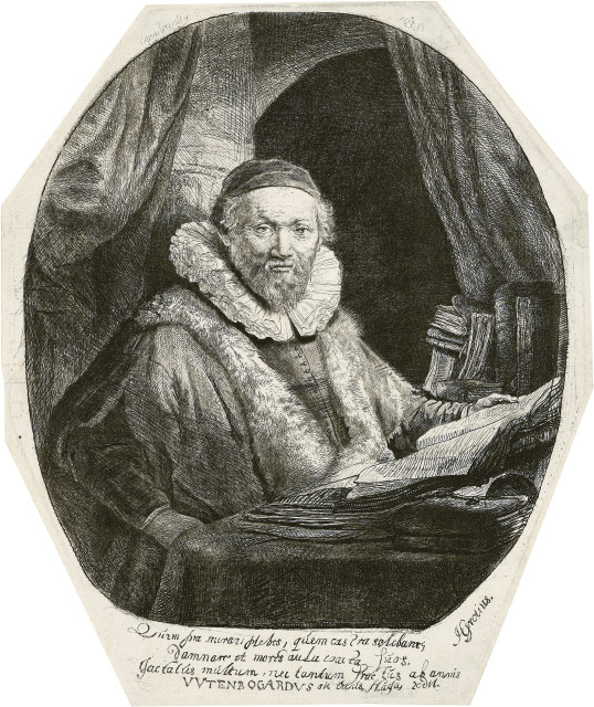 Rembrandt Harmensz. van Rijn : Jan Uytenbogaert, Prediger der Remonstranten, 1635 
