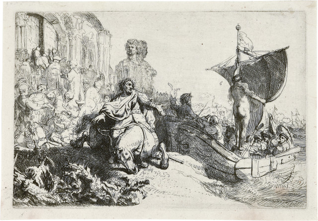 Rembrandt Harmensz. van Rijn : Das Lob der Schifffahrt, 1633 