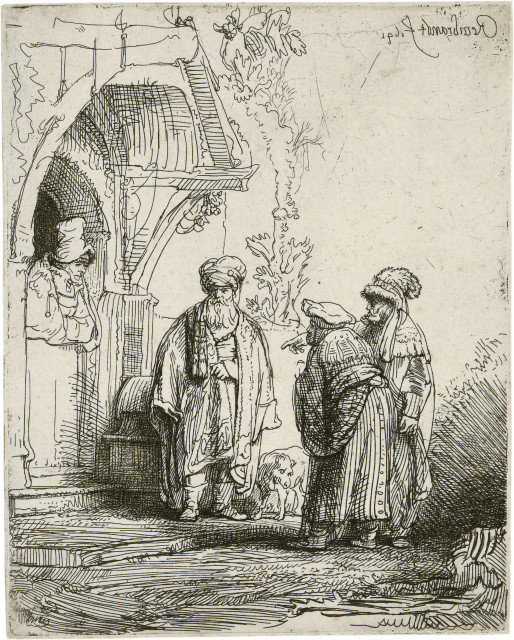 Rembrandt Harmensz. van Rijn : Die drei Orientalen, 1641 