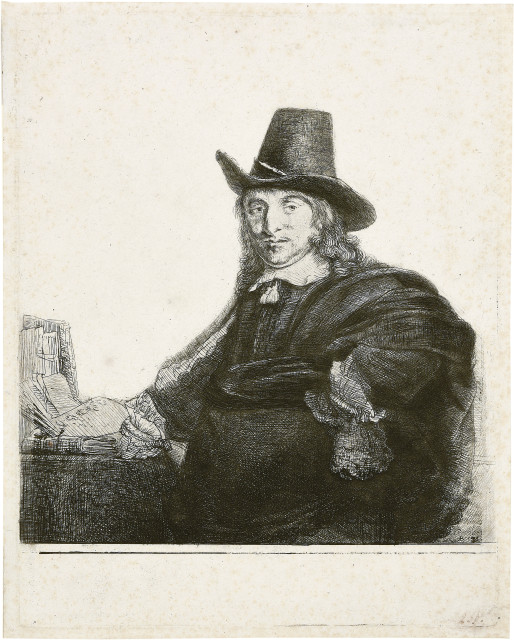 Rembrandt Harmensz. van Rijn : Jan Asselijn, Maler, genannt 'Krabbetje', Um 1647 