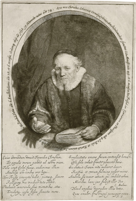 Rembrandt Harmensz. van Rijn : Jan Cornelis Sylvius, Prediger, 1646 