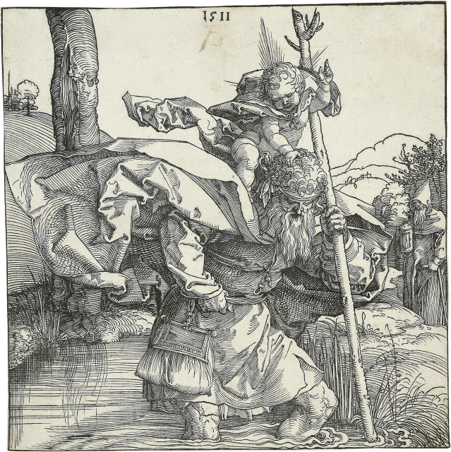 Albrecht Dürer : Der heilige Christophorus, 1511 