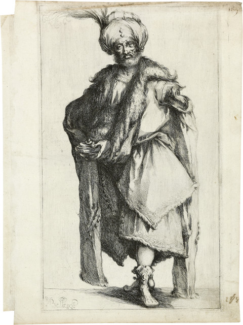 Jacques Bellange : Les Trois Mages, Balthazar, Gaspard et ..., Um 1610 - 1620 