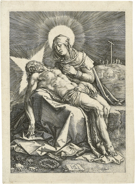 Hendrik Goltzius : Pietà, 1596 