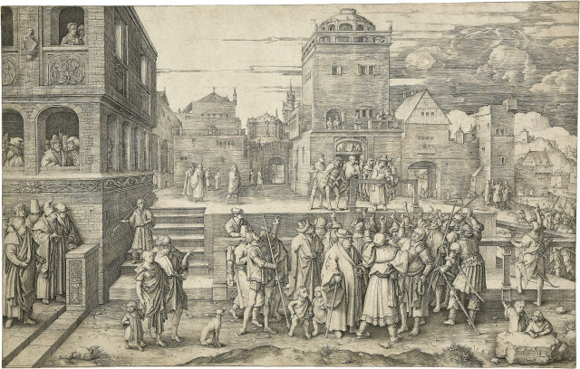 Lucas van Leyden  : Ecce homo, gross , 1510 
