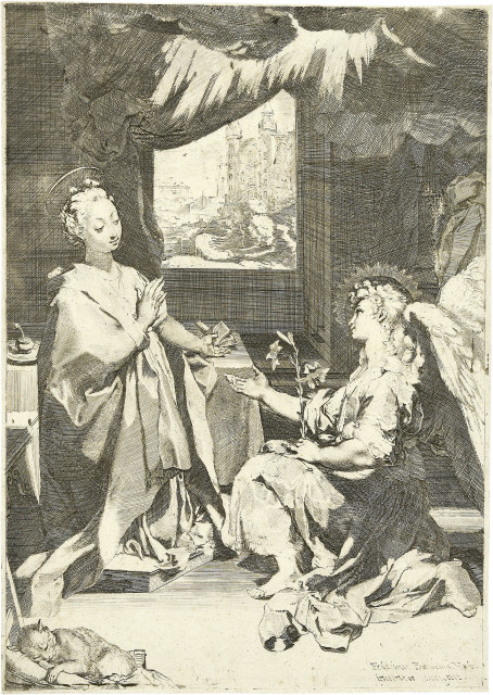 Federico Barocci  : Verkündigung , Um 1560 