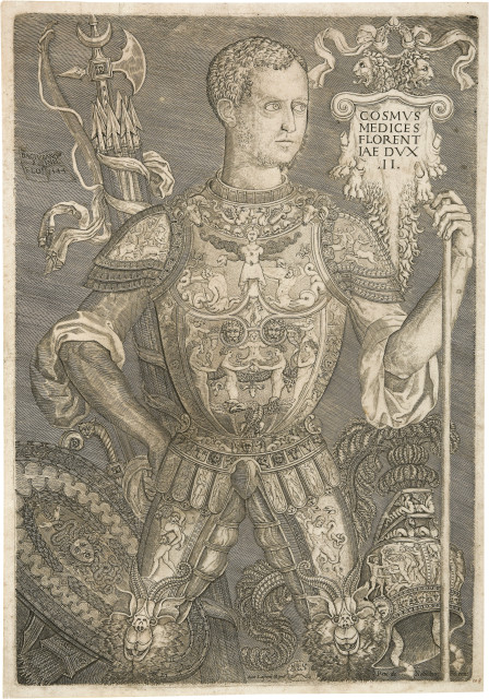 Nicolo della Casa  : Portrait von Cosimo de Medici , 1544 