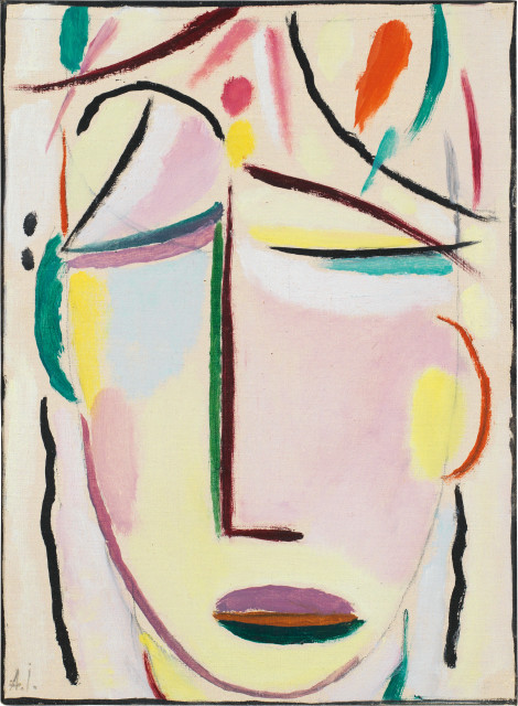 Alexej von Jawlensky  : Heilandsgesicht , Um 1922 