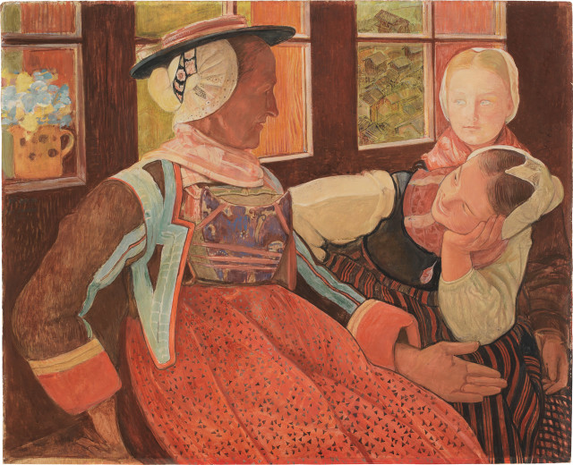 Ernest Biéler : La Groucha, Les Haudères, 1924 