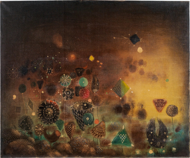 Antoni Tàpies  : Parterre du jardin de Batafra , 1949 