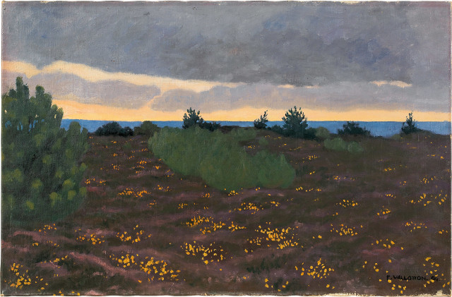 Félix Vallotton : Les bruyères, Varengeville, 1904 