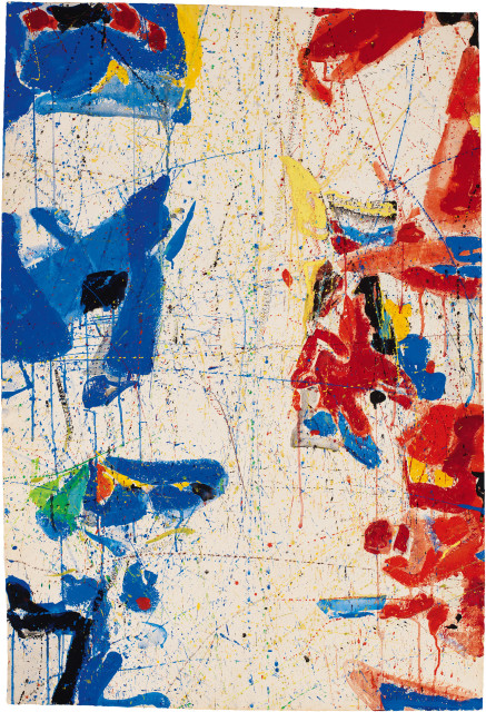 Sam Francis : Entre deux Mondes - Red, White and Blue, 1959 