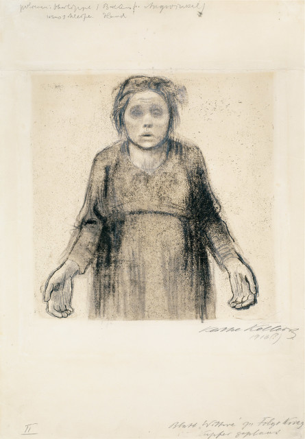 Käthe Kollwitz : Die Witwe, 1918 