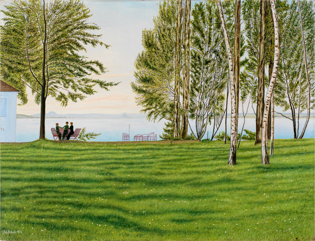 Adolf Dietrich : Unterseelandschaft mit Hohentwiel, 1934 
