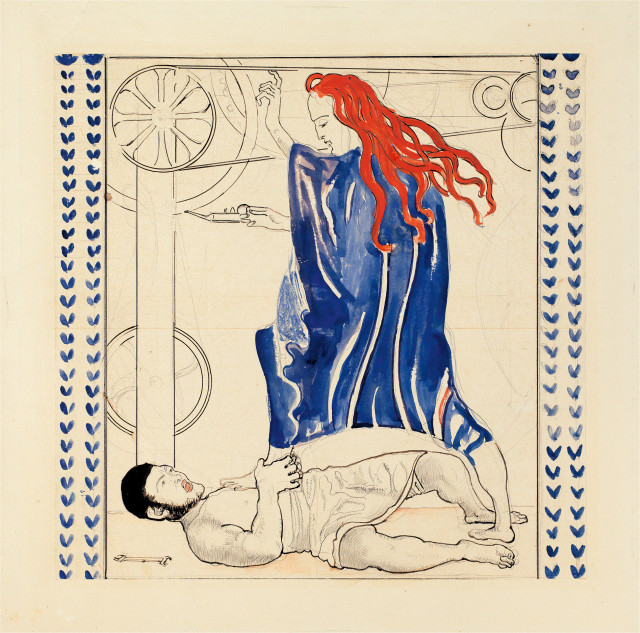 Ferdinand Hodler  : Die Technik , Um 1896/1897 