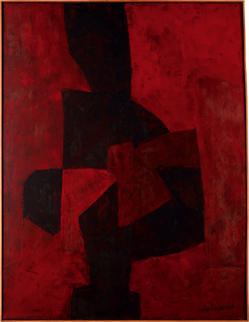 Serge Poliakoff : Composition abstraite, 1958 