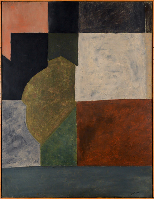 Serge Poliakoff : Gris Noir Vert Rouge, 1950 