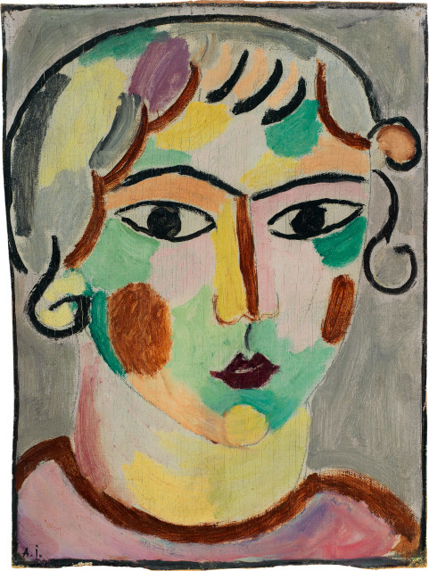 Alexej von Jawlensky  : Frauenportrait , Um 1916 