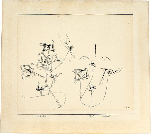 Paul Klee : Überkultur von Dynamoradiolaren 2, 1926 - Werknummer 1926.134 (1926 D. 4) 