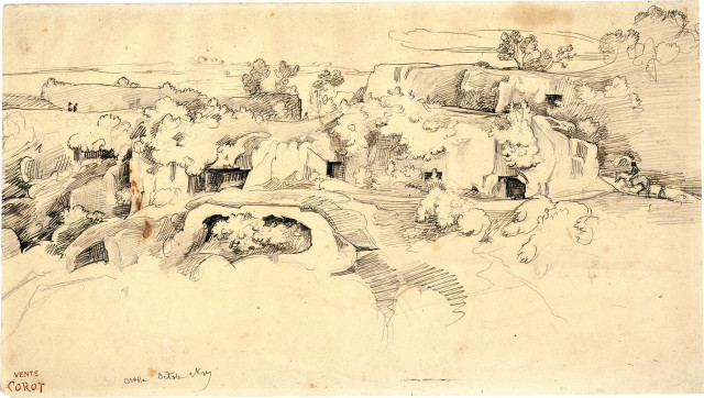 Camille Corot : Carrières à Civita Castellana - Die ..., Oktober 1827 