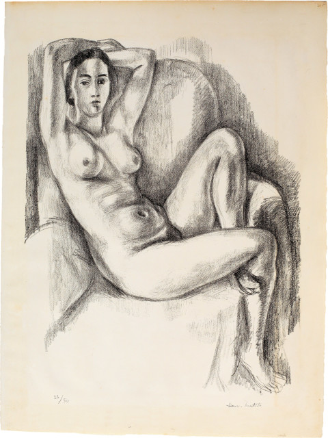 Henri Matisse : Nu au coussin bleu, 1924 