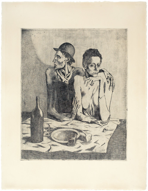 Pablo Picasso  : Le Repas frugal , September 1904 