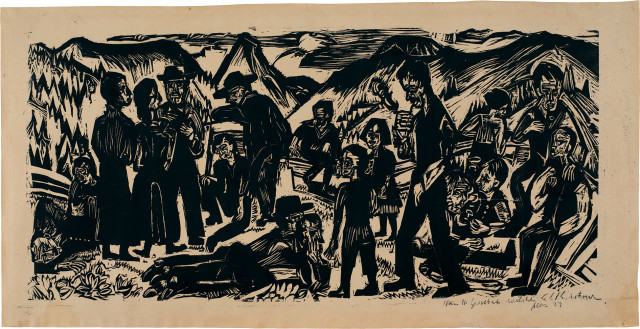 Ernst Ludwig Kirchner : Alpsonntag, Sommer 1919 