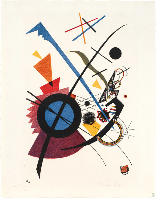 Wassily Kandinsky : Violett, 1923 