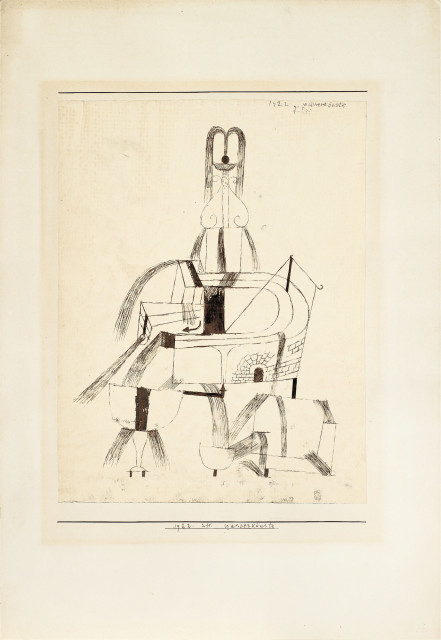 Paul Klee : Wasserkünste, 1922 - Werknummer 1922.211 