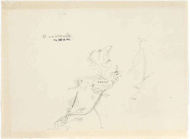 Paul Klee  : Das Ziel wider Willen - Aber auch das Ziel  ..., 1928 - Werknummer 1928.124 (1928 C. 4) 