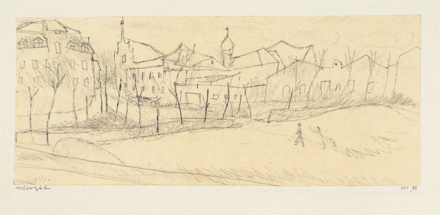 Paul Klee : Milbertshofen, 1911 - Werknummer 1911.92 