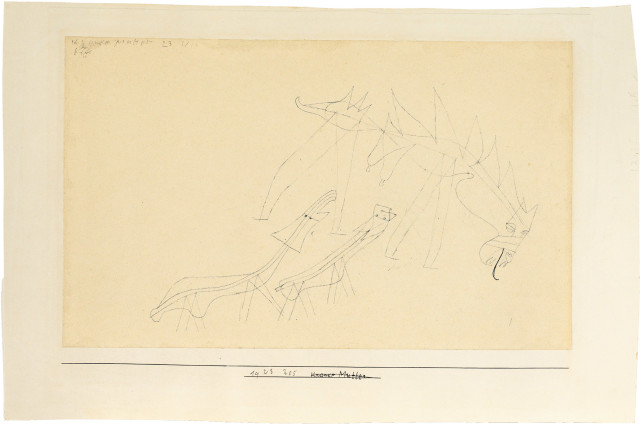Paul Klee : Kranke Mutter, 1923 - Werknummer 1923.205 