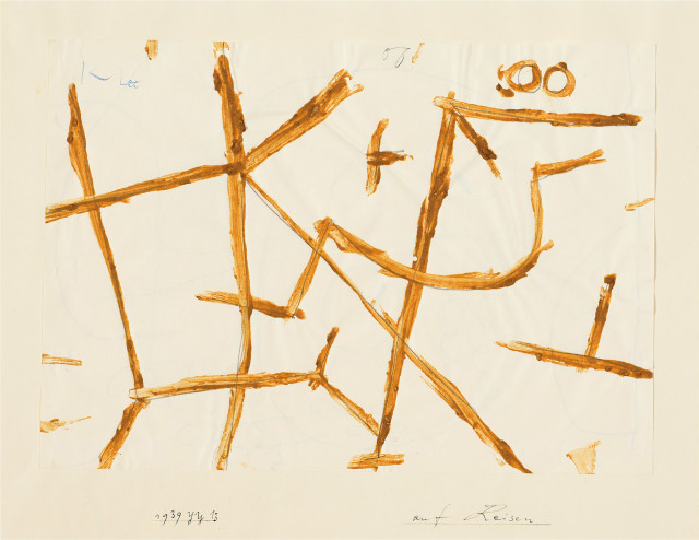 Paul Klee  : auf Reisen , 1939 - Werknummer 1939.933 (1939 YY 13) 