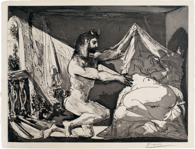 Pablo Picasso : Faune dévoilant une dormeuse, 1936 