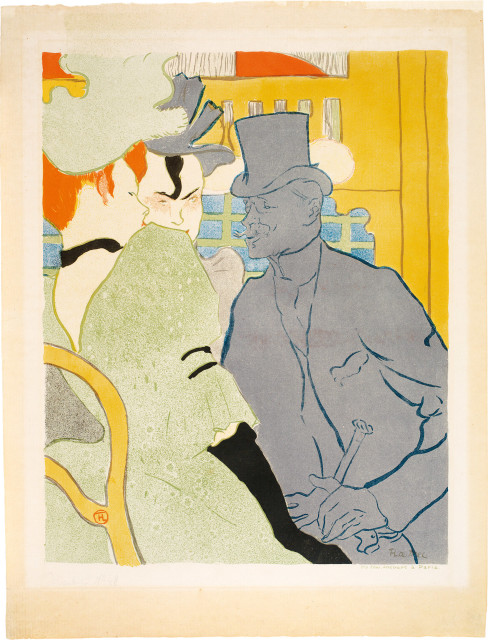 Henri de Toulouse-Lautrec  : L'Anglais au Moulin-Rouge , 1892 