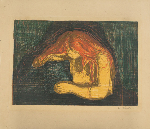 Edvard Munch : Vampyr II, 1895-1902 
