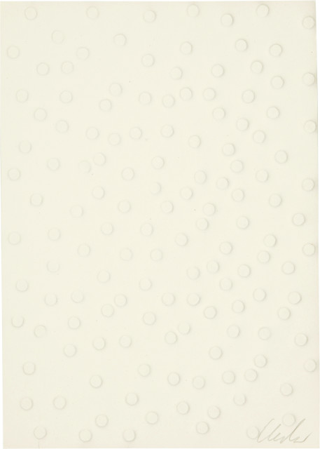 Günther Uecker : Eugen Gomringer. wie weiss ist wissen die ..., 1975 
