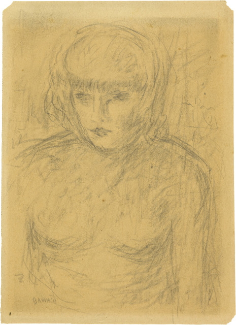 Pierre Bonnard : Tête de femme,  