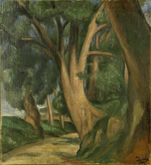 André Derain  : La route d'Albano aux environs de Castel  ..., 1921 